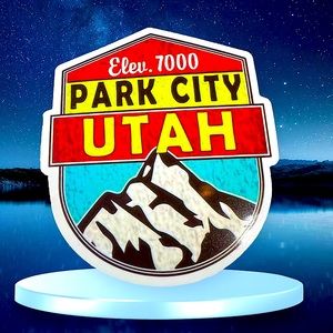 Park City Utah Outdoor Adventure Journey Wander Traveler Explore Sticker